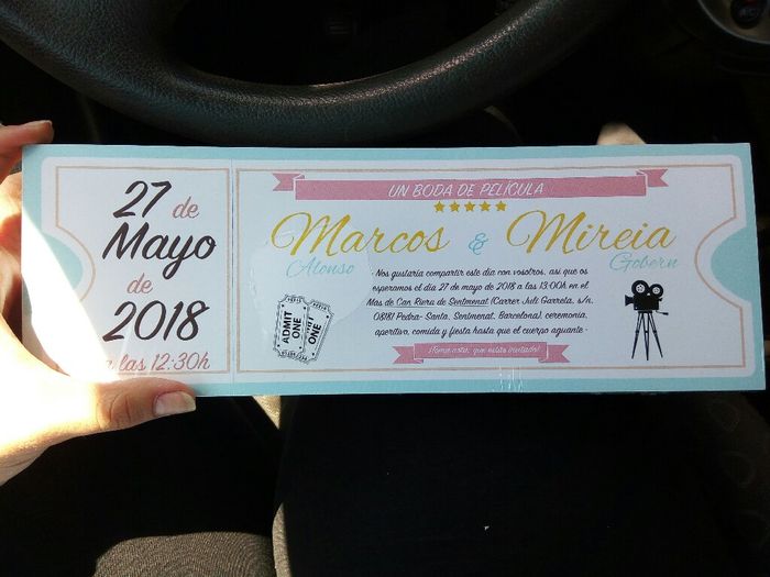 Boceto de invitaciones 😍 - 2