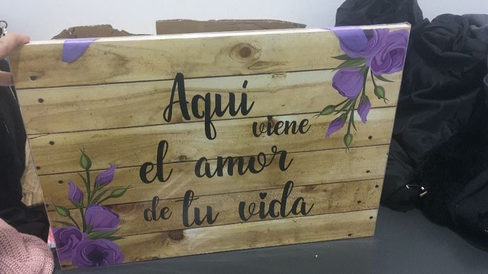 cartel que llevara una prima en mi entrada