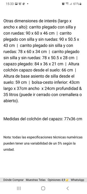 Opiniones cochecito Vizaro 3