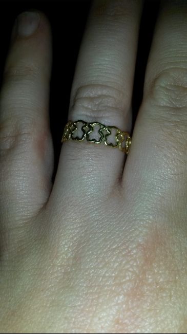 Mi precioso anillo de compromiso!! - 1