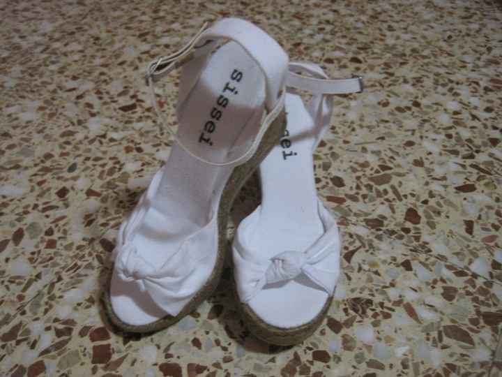 mis zapatos cuña para el baile