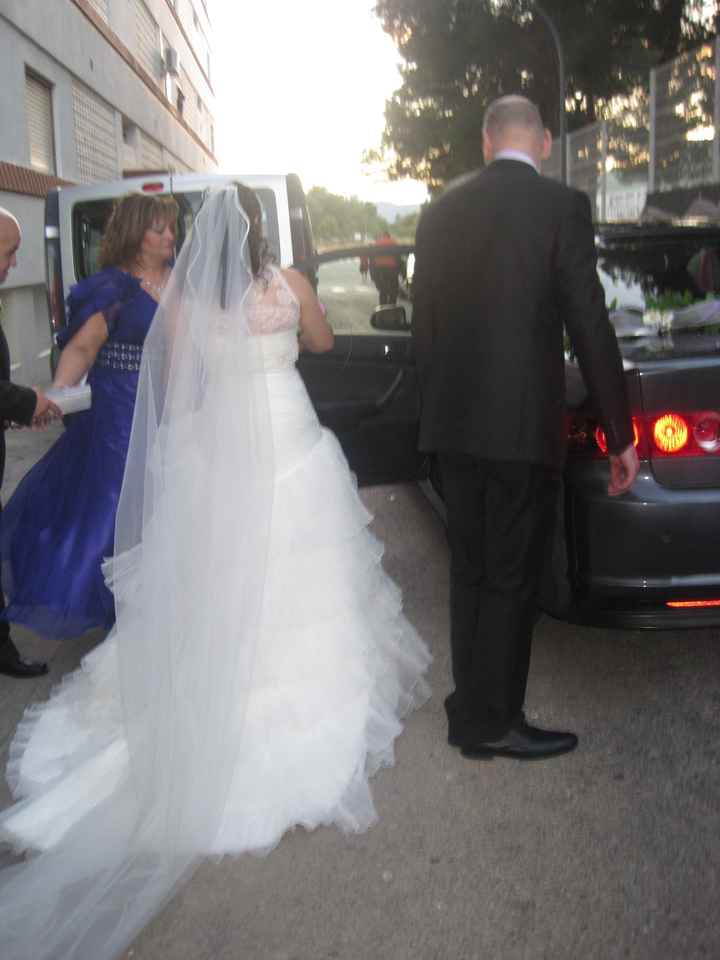 subiendo al coche