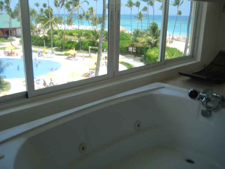 vistas desde el jacuzzi