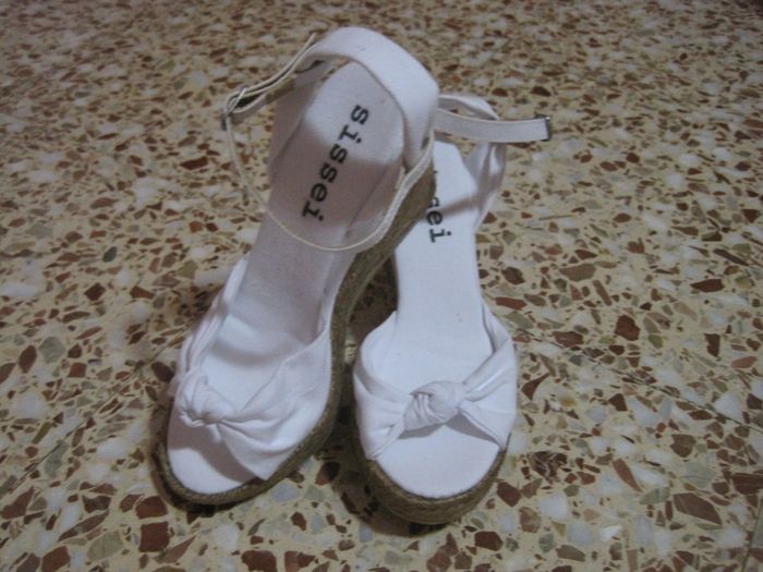 mis zapatos cuña para el baile