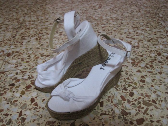 mis zapatos de cuña para el baile