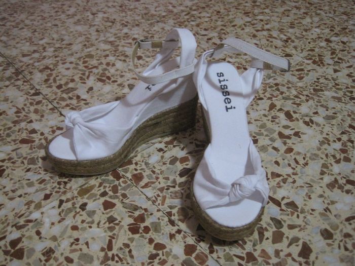 mis zapatos de cuña para el baile