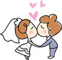 novios para tarjetones