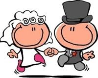 novios para tarjetones