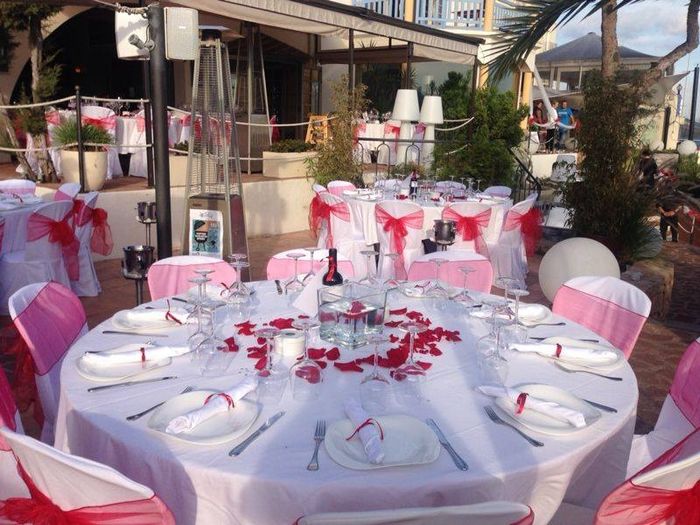 Decoración en Blanco y rojo