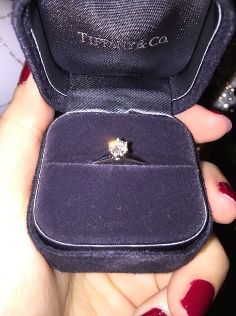Mi anillo Tiffany de pedida