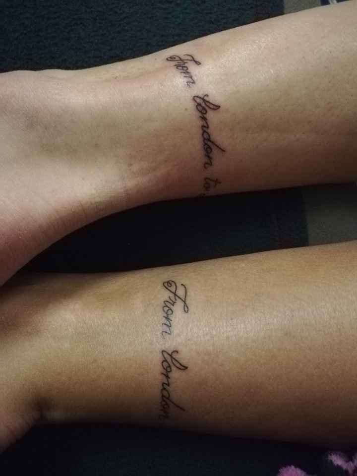 ¿Llevas algún tattoo romántico vinculado con tu pareja? - 1