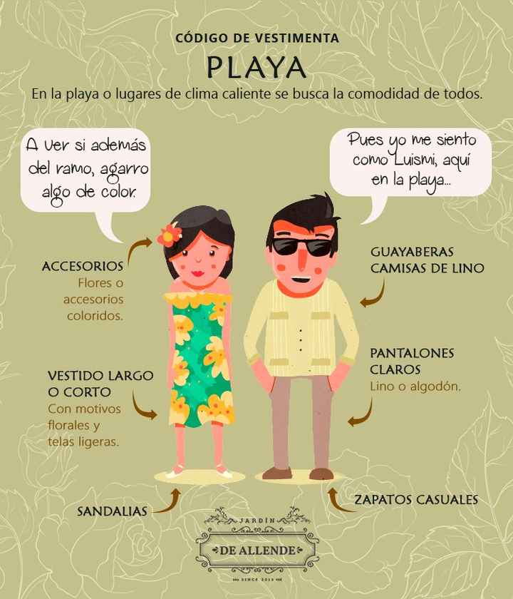 Establece el código de vestimenta para la boda | La Planner