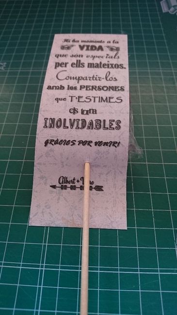 Tarjeta de agradecimiento