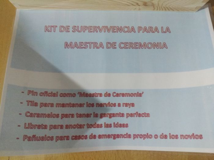 maestra de Ceremonias, ¿cómo pedirlo? 4