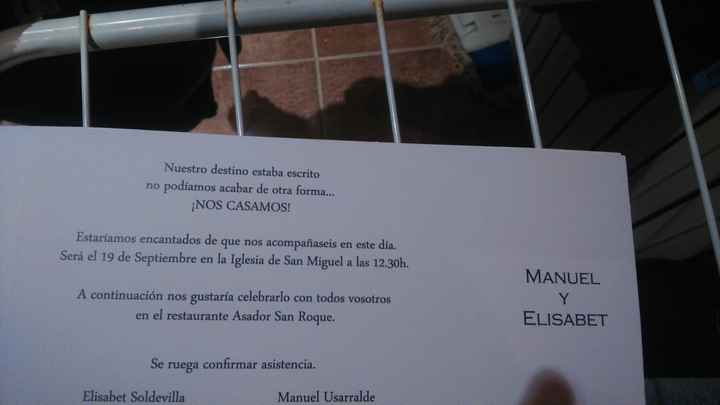 Mis invitaciones - 1