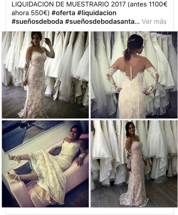 Liquidación muestrario 2017 sueños de boda - 1