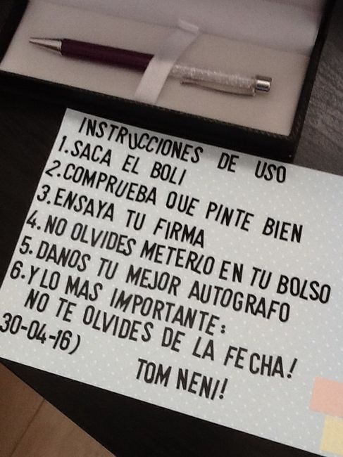 Kit testigo de boda
