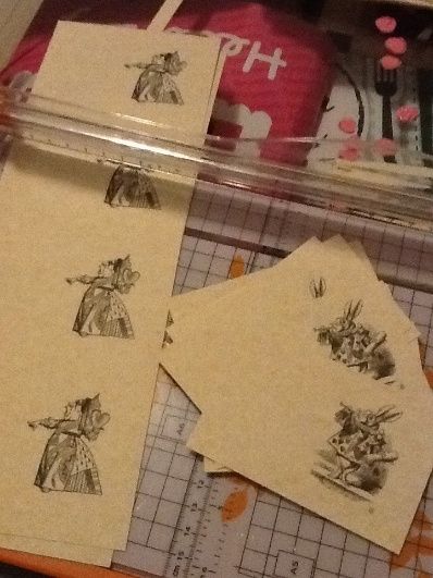 Cortando tarjetas