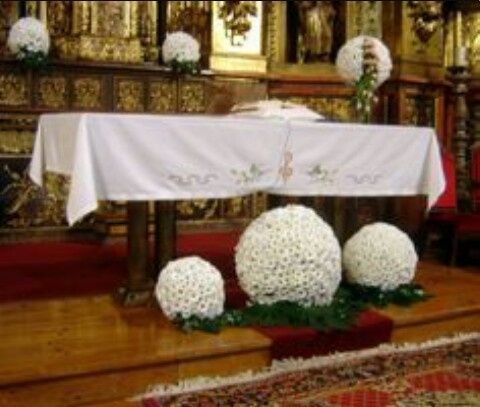 Mis cucuruchos para decorar la iglesia - 2