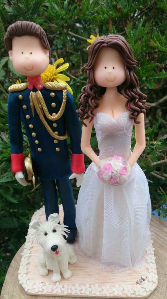 Muñecos en tarta de bodas - 1