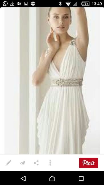 Vestido estilo griego - 1