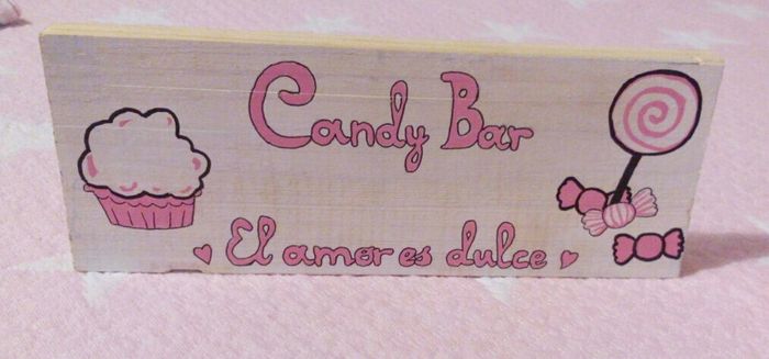 Mi cartelito para el candy bar!!! - 1