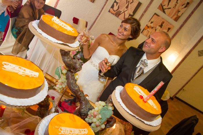 pastel de  nuestra boda