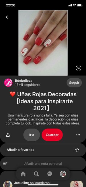 Manicura francesa para el día b 2