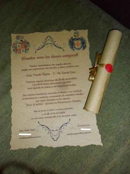 Invitacion Pergamino