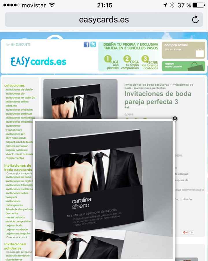 Como son vuestras invitaciones - 1