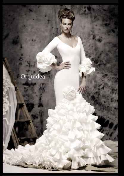 Modelo Orquídea de VMB ideal para novias flamencas!!
