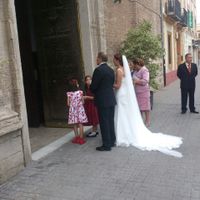 esperando para entrar con mi padre