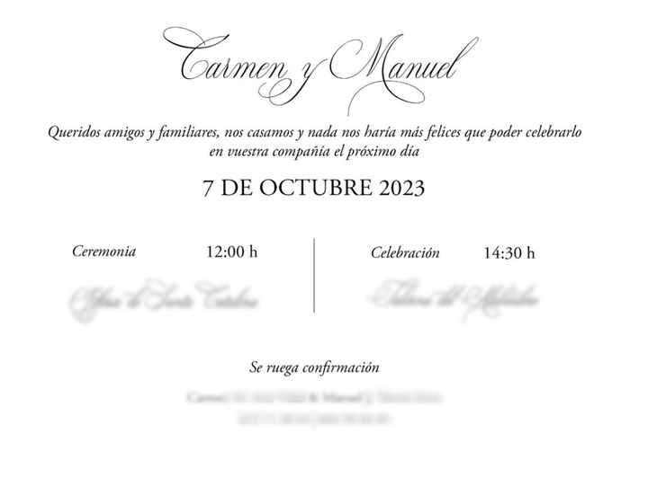 Ya tenemos invitaciones - 1