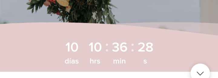 a 10 días del día b - 1