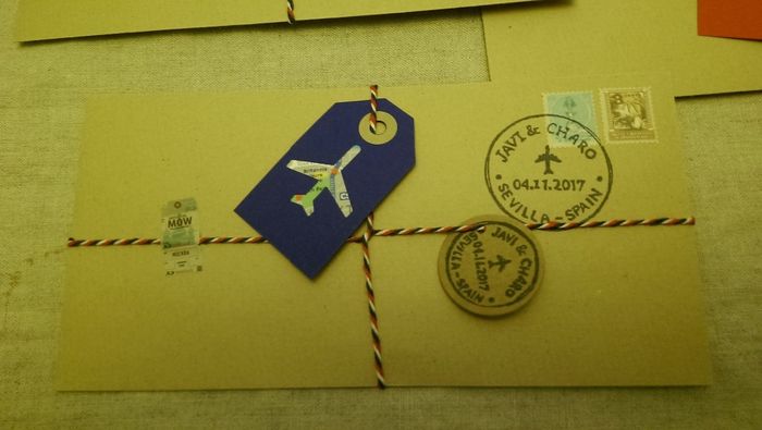 Una de las invitaciones