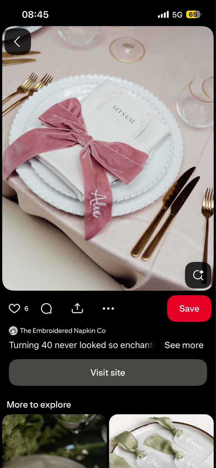 Marcasitios para el banquete - 2