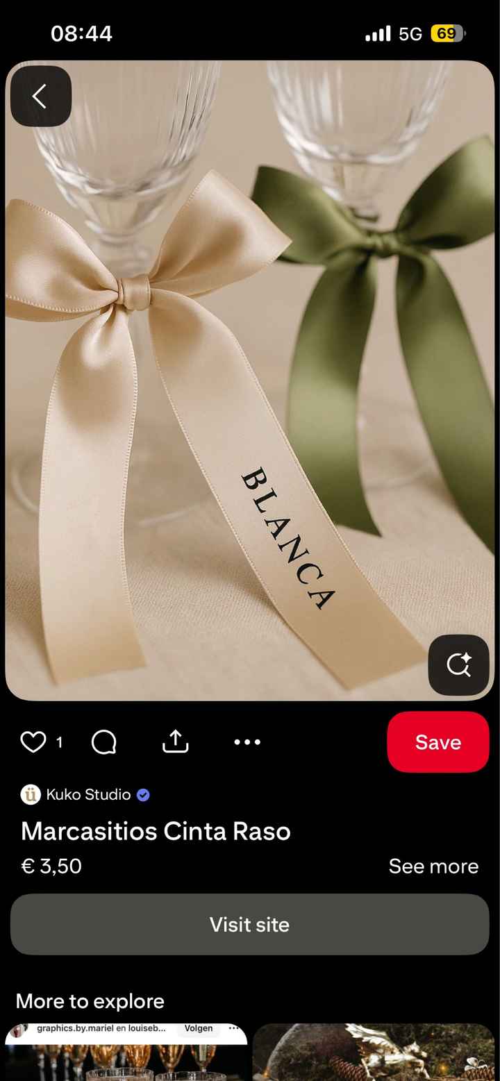 Marcasitios para el banquete - 3