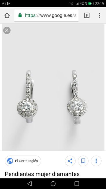 Pendientes para tocado de flores naturales - 2