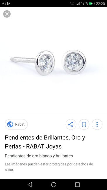 Pendientes para tocado de flores naturales - 3