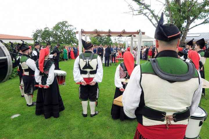 Ceremonia con banda de gaitas 2