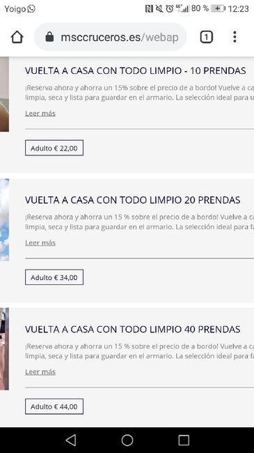 Maleta en crucero Msc - 1