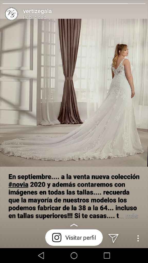Vestidos de novia talla grande - 1