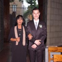 el novio y su madrina