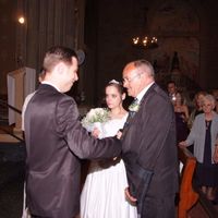 entregando a la novia