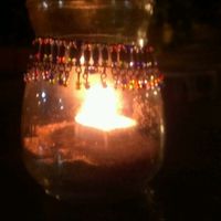 Mis Farolillos colgantes con velas