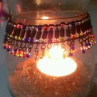 Mis Farolillos colgantes con velas