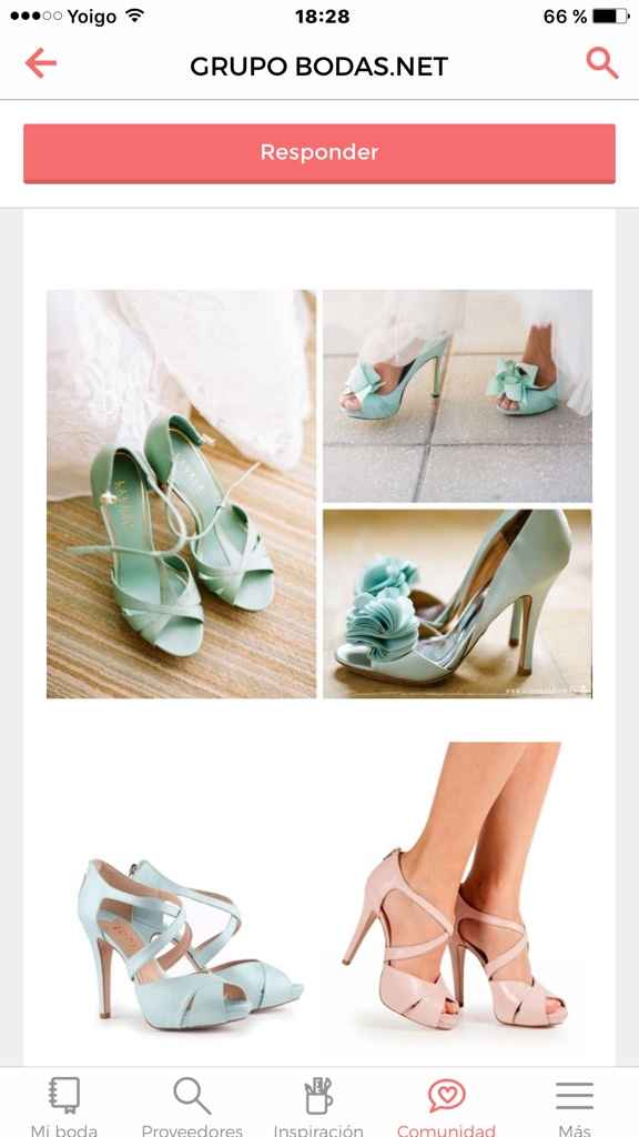 ¿Llevarás zapatos de color en tu boda? - 1