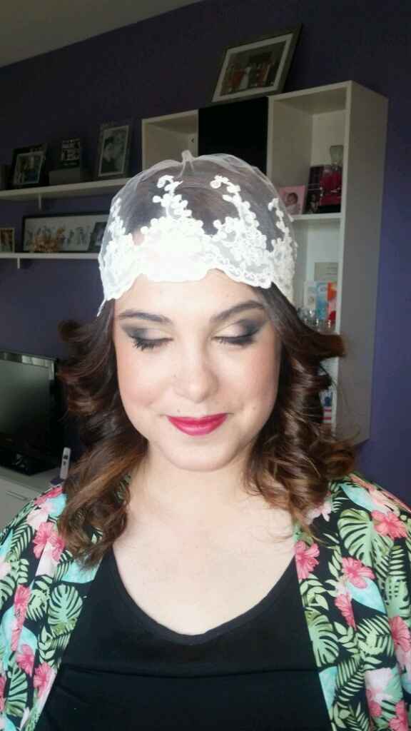 Mi prueba de maquillaje y peinado! - 1