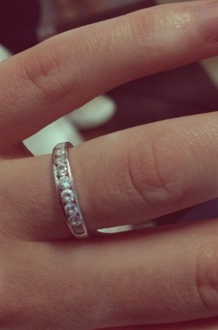 Nuestros anillos de compromiso... - 1
