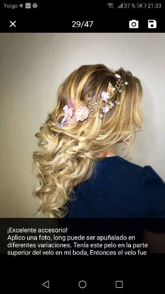 Mi tocado😍 del pelo☺️ - 1